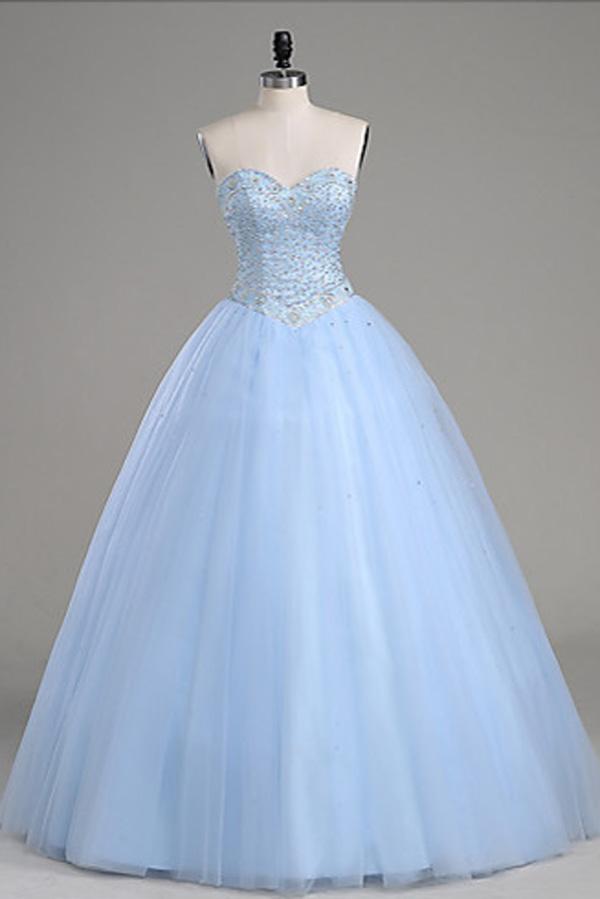 Modest Sweetheart Ball Gown Bodice Fashion Strapless Sexy New Style Quinceanera Dress WK602