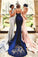 Sexy Long Halter Lace Mermaid Bridesmaid Dresses Cheap Custom Long Bridesmaid Dresses WK99