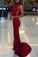 Mermaid High Neck Sleeveless Long Spandex Prom Dresses WK190