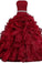 Pretty Ball Gown Quinceanera Dress Ruffle Prom Dresses WK227