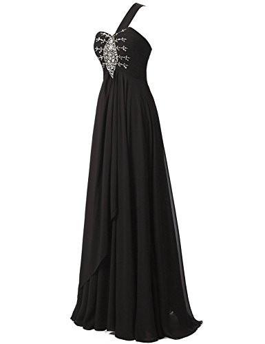 Long Chiffon A-line Beading Bridesmaid Dress Prom Gown SD072