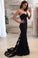 Mermaid Sexy Sweetheart Strapless Lace Sleeveless Popular Long Evening Dresses WK816