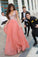 Pd12221 Charming V-Neck Prom Dress A-Line Chiffon Prom Dress Noble Sequined Prom Dresses uk