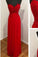Red chiffon lace long sweetheart neck elegant party dress simple evening dress dress for teens L596