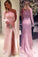 New Prom Dresses Lace One Shoulder Long Evening Dress
