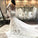 Mermaid V Neck Illusion Back Long Sleeves Ivory Tulle Court Train Wedding Dress with Lace WK845