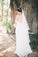 Off-the-Shoulder Empire Pleated White Sweetheart Backless Chiffon Beach Wedding Dress WK576