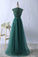 Sexy Green Prom Dress Tulle Prom Dresses Long Evening Dress Green Formal Dress Prom Dressses WK166